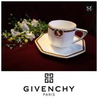 ราคา Givenchy Paris จีวองชี่ชุดกาแฟ ถ้วยกาแฟ ชุดน้ำชา Tea Set (18637321553)