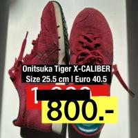 ราคา Onitsuka Tiger รองเท้าผ้าใบหนังกลับแท้ ของแท้ เท้ายาว25เซนติเมตร (29680119985)