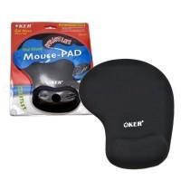 ราคา Mouse Pad แผ่นรองเมาส์ มีที่รองข้อมือ OKER PA-01 (1998738837)