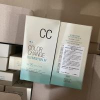 ราคา Welcos Color Change BB Cream SPF25 PA++ 50ml บีบีครีมผสมเบสสีเขียว ผ่องเนียน ติดทนทั้งวัน ( หมดอายุ 08-2026 ) (23302436626)