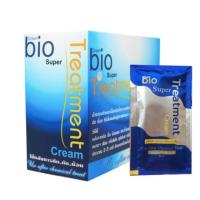 ราคา (กล่อง24ซอง) ทรีทเม้นท์ ไบโอ (สีน้ำเงิน) Green bio Super Treatment Cream (6746202349)