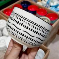 ราคา ถ้วยเซรามิก 3.5 นิ้ว ถ้วยแบ่ง ถ้วยน้ำจิ้ม ถ้วยสีขาวลายจุด ถ้วยสวยๆ เข้าไมโครเวฟได้ (40727353532)