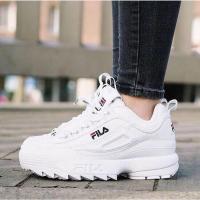 ราคา รองเท้าผ้าใบ ฟิล่า Fila Disruptor 2 สีขาว ของแท้100% (1458868971)
