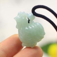 ราคา จี้หยกธรรมชาติสามมิติสำหรับราศีไก่ พร้อมสร้อยคอ หยกพม่าแท้ (42377911763)