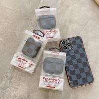 ราคา เคสหูฟัง ลายตารางหมากรุก หรูหรา สําหรับ iphone 11 pro max 12 pro max 13 pro max airpods 1 2 3 pro (18826100934)