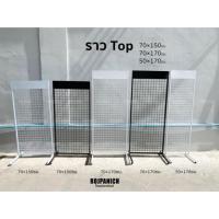 ราคา [[ราวTop]] สแตนโชว์สินค้า แข็งแรง ที่โชว์สินค้า ที่แขวนสินค้า แผงโชว์ ตะแกรงโชว์ RPNPU8 (27818048080)