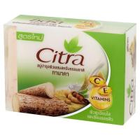 ราคา Citra ซิตร้า สบู่ก้อนบำรุงผิว ผสมสครับธรรมชาติ ทานาคา 110กรัม (8851932377515) (7418855400)