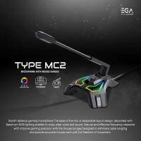 ราคา EGA TYPE MC2 ไมโครโฟนและเมาส์บันจี้ในตัว Microphone with Mouse Bungee 100Hz-10kHz ไฟ RGB หมุน 360 องศา (9377137729)