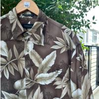 ราคา เสื้อฮาวายมือสอง Size XL (อก 46") แบรนด์ VAN HEUSEN - ผ้า Rayon เสื้อฮาวายหุ่นหมีตำหนิ : ผ้าถลอก+เปื้อนจางๆ (29488894287)