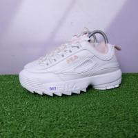ราคา (38.5/24 cm) Fila Disruptor Unisex Sneakers ฟีล่า มือ2ของแท้ รองเท้าผ้าใบเกาหลีผู้หญิง (25913729996)