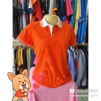 ราคา เสื้อโปโลผ้า เนื้อผ้าอย่างดี สีส้มเข้ม (8253724347)