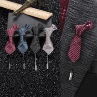 ราคา เข็มกลัด Stripped Tie เครื่องประดับติดสูท (6416367063)