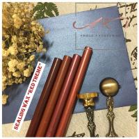 ราคา Sealing Wax ครั่ง/ขี้ผึ้งแท่งกลม สำหรับตราประทับครั่ง THEME RED พร้อมส่ง (1539989643)