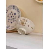 ราคา ชามเซรามิกเคลือบพริกไทยลายหมีน่ารักสีหวาน (24546435939)