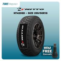 ราคา ยางรถกระบะและรถSUV NITTO รุ่นNT420SD ขนาด255/50R18 ยางปี2025 (ราคาต่อเส้น) แถมจุ๊บเติมลมฟรี (27200091894)