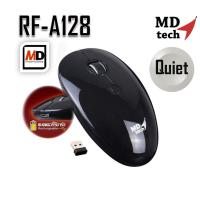 ราคา เมาส์ไร้สาย ไร้เสียง RF-A128 ชาร์จได้ ไม่ต้องใส่ถ่าน Optical USB Wireless Mouse MD-TECH เมาส์ ( RF-A128 ) (2317392809)