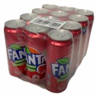 ราคา FANTA STRAWBERRY แฟนต้า รสสตรอว์เบอร์รี่ กระป๋องสีแดง320ML. 1โหล/12กระป๋อง ราคาส่ง ยกแพค สินค้าพร้อมส่ง!! (7243448519)