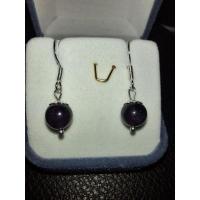 ราคา ต่างหูอเมทิสต์ Amethyst เงินแท้ 92.5% ❤ส่งฟรี❤ (13430975804)