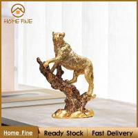 ราคา [คาธารินา_x] รูปปั้นเสือดาวสําหรับตกแต่งบ้านงานศิลปะหุ่นเรซิ่นสําหรับห้องนอนโต๊ะทํางานสํานักงาน (51654283613)