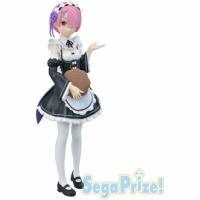 ราคา Re Zero Starting Life In Another World Ram Sega Premium Figure Version 1.5 Waitress ฟิกเกอร์ โมเดลแท้ แรม (5633447448)