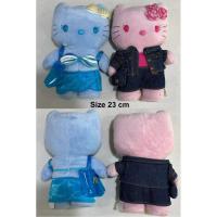 ราคา ขายคู่ ได้ทั้ง 2 ตัว ตุ๊กตาคิตตี้ Hello Kitty สีฟ้า&สีชมพู (26424146586)