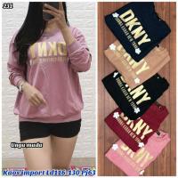 ราคา 231 เสื้อสเวตเตอร์เสื้อยืด DKNY imp (28556194161)