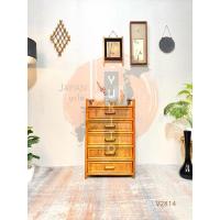 ราคา ตู้ทึบทอหวาย 5 ชั้น เฟอร์นิเจอร์ไม้หวาย ญี่ปุ่นมือสอง (57302339609)