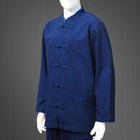 ราคา หม้อฮ่อม เกรด A กระดุมจีน สีพื้น แขนยาว (เนื้อโบราณหนานุ่มพิเศษ) (7105746426)