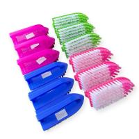 ราคา แปรงซักผ้า พลาสติก ทรงเตารีด คละสี แพค12ชิ้น ราคาส่ง (40424815373)