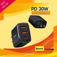 ราคา พร้อมส่ง⭐️ถูก/แท้⭐️Baseus หัวชาร์จ 30W QC 3.0 รองรับเทคโนโลยีชาร์จด่วน PD iPhone 20W หัวชาร์จเร็ว ที่ชาร์จแบตมือถือ (13723464309)
