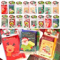 ราคา ชุดของขวัญเครื่องเขียนนักเรียนคริสต์มาส | สมุดโน๊ตคริสต์มาสพร้อมปากกาและสติ๊กเกอร์ | อุปกรณ์การเรียน สมุดม้วน| หนังสือคอยล์ Xams แบบพกพา (45302642007)