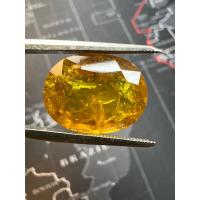 ราคา 16x12 mm บุษราคัม เนื้อแข็ง 13.35 กะรัต มิลลิเมตร.(1 เม็ด)รูปOval สะอาดตา YELLOW SAPPHIRE HARDNESS 9พลอย100% LAB MADE (26836440095)