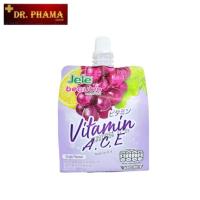 ราคา ๋Jele Beautie Vitamin A,C,E Grape Flavour 140g. เจเล่ บิวตี้ วิตามินซี เอ ซี อี รสองุ่น 140 กรัม (42220722629)