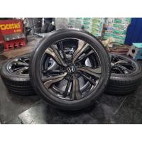 ราคา ล้อแม็ก honda Civic RS turbo hb.รมดำ top ขอบ 17" 5 รู 114 ใส่ honda accord civic brv wrv HRV CRV ได้เลย ชุดละ 16,900บาท (27832060387)