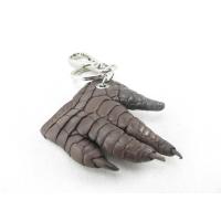 ราคา พวงกุญแจ เท้าจระเข้ หนังจระเข้ สีน้ำตาล Genuine Brown Claw Crocodile Key Ring Keychain (940989881)