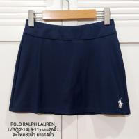 ราคา กางเกงกระโปรงกีฬาเด็ก POLO RALPH LAUREN แท้100% สีกรม ปักม้าสวยหรู ไซส์ L/G(12-14),9-11y (24010127131)