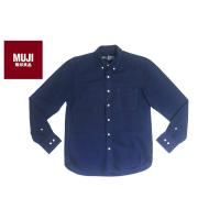 ราคา เสื้อเชิ้ตแขนยาว Muji ผ้า Oxford สีกรมท่า (M 39) (16796625941)