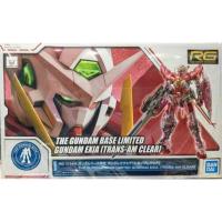 ราคา [BANDAI] 1/144 RG : [THE GUNDAM BASE LIMITED] Exia [Trans-Am Clear] (11112648530)
