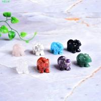 ราคา HELIX รูปปั้นช้างตกแต่งบ้านคริสตัลช้าง Obsidian Handmade แกะสลัก Rose Quartz ตกแต่งขนาดเล็ก (50354335501)