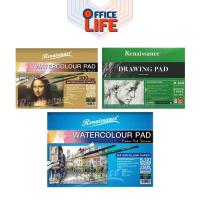 ราคา Renaissance (เรนาซองซ์) กระดาษร้อยปอนด์ สมุดวาดรูป รุ่น R-106 R-206 ชนิดเรียบ / ผิวหยาบ ขนาด A4 และ A3 ( 1 เล่ม ) (25439569232)