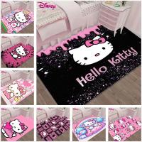 ราคา Miniso Sanrio Hello Kitty ห้องนอนหน้าต่างคราบทนพรมพรมห้องนั่งเล่นโซฟาเสื่อกันลื่น Cloakroom Mat-r (55652991745)