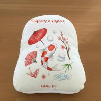 ราคา Kohaku Koi ปลาคาร์ฟโคฮากุ หมอนสกรีนรูป หมอนไดคัท 40ซม. พิมพ์2ด้าน ของขวัญปีใหม่ ตุ๊กตาจับฉลาก ราคาถูก FISHA13 (47553019554)