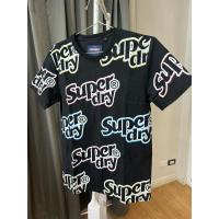 ราคา Like new Superdry t-shirt size L unisex black with logo (29563727931)