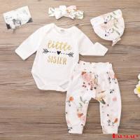 ราคา ชุดรอมเปอร์พิมพ์ลายดอกไม้ + ที่คาดศีรษะสำหรับเด็กทารก (1609523796)