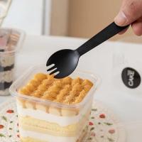 ราคา LM 50 ชิ้น All-in-One Spork | ชุดส้อมและช้อนห่อเป็นรายบุคคล | เหมาะสําหรับเค้กวันเกิดผลไม้และงานปาร์ตี้ขนมหวาน (57051828106)