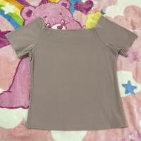 ราคา เสื้อปาดไหล่สีชมพูกะปิ used (17066607186)