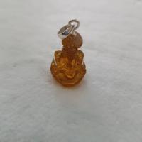 ราคา จี้อำพันพม่าแท้ ทำเงินแท้ แกะพระพิฆเนศ (895990568)