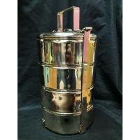 ราคา ปิ่นโตทองเหลือง แบบเรียบใหญ่ 4 ชั้น (12368254795)