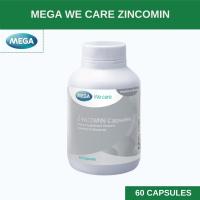 ราคา Mega We Care เมก้าวีแคร์ ZINCOMIN (60 's ) ซินโคมิน 60 เม็ด (27141513529)