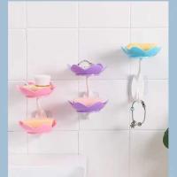 ราคา ชั้นวางสบู่ระบายน้ำ ที่วางสบู่2ชั้น ที่วางสบู่ก้อน ที่แขวนสบู่ก้อน ที่วางของห้องน้ำ ติดผนังในห้องน้ำ กล่องสบู่ กล่องใส่ส (15555029840)